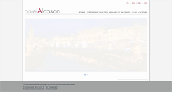 Desktop Screenshot of hotelalcason.com